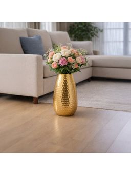 Acad Home - Chrome Premium Home Decor Vase - Gold
