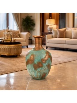 Acad Home - Antique Patina Premium Home Decor Vase - Green