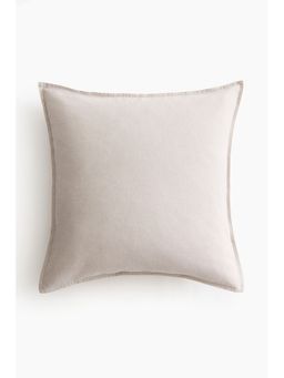 H&M - Beige Linen-Blend Cushion Cover