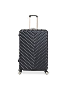 Kenneth Cole - Madison Square Unisex Abs Chevron Expandable 24 Black Trolley Bag (M)
