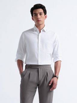 Arrow - White Men's Manhattan Slim Fit Iconic Shirt