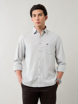 Arrow Sports - Green Men's Tailored Fit Pure Cotton Shirt