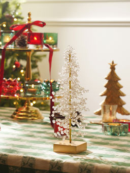 Pure Home + Living - White Stone Embellished Christmas Tree
