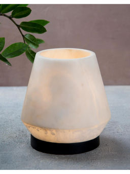 Fabindia - White Roshni Resin Table Lamp