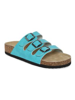 HF Journey - Women Reva Blue Triple Strap Sandals