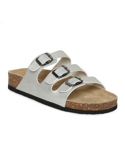 HF Journey - Women Reva Silver Triple Strap Sandals