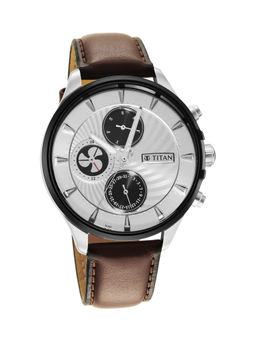 Titan - Regalia White Dial Color Watch for Men (1873KL01)