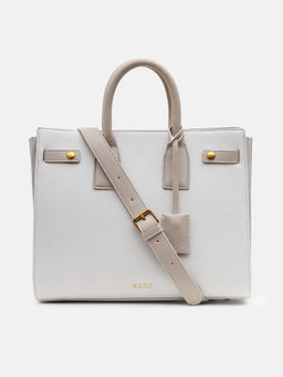 Kazo - White Mia Satchel Bag