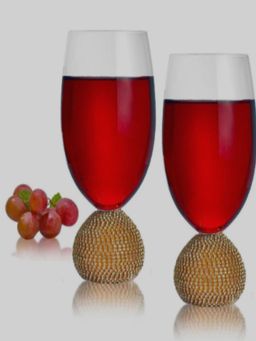 Angie Homes - Transparent Wine Glass (Set of 2)