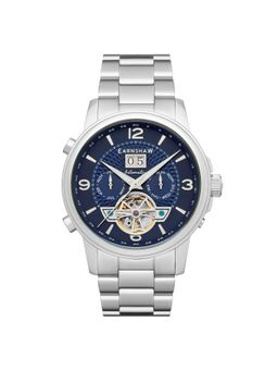 Earnshaw - Marylebone Grand Date Open Heart Automatic Blue Round Dial Mens Watch - ES-8177-22