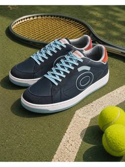 Bewakoof - Men Navy Blue Clean Slate Sneakers