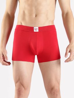 Calvin Klein - Red Solid Mid Rise Trunk