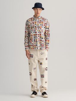 GANT - Men Multi-Color Printed Regular Fit Shirt