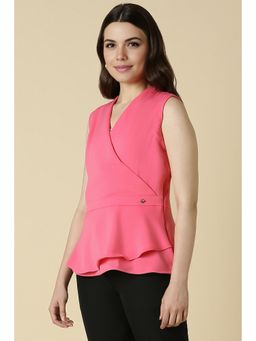 Allen Solly - Women Pink Solid Top