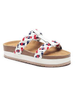 HF Journey - White Aishwarya Casual Sandals