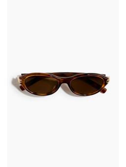 H&M - Women Brown Oval Sunglasses