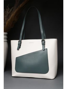 Allen Solly - Women White Polyurethane (Pu) Self Design Handbag