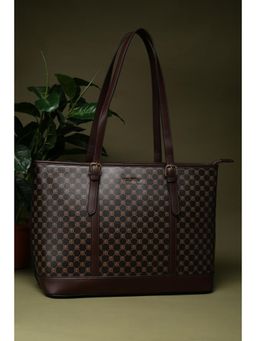 Allen Solly - Women Brown Polyurethane (Pu) Printed Handbag