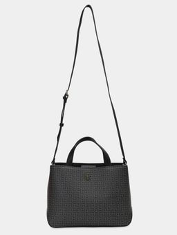 Tommy Hilfiger - Women Black Pu Typography Sling Bag
