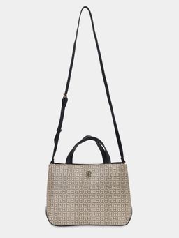 Tommy Hilfiger - Women Blue Pu Typography Sling Bag