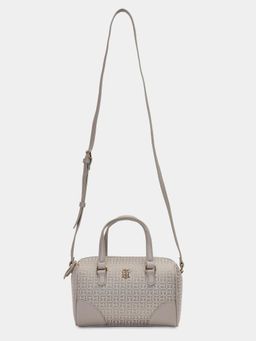 Tommy Hilfiger - Women Taupe Polyester Typography Sling Bag