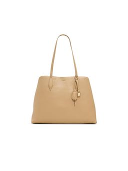 Aldo - Women Beige Synthetic Solid Handbag