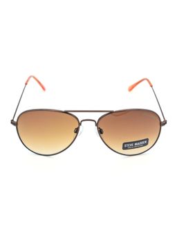 Steve Madden - Unisex Brown UV Protected Lens Polycarbonate Sunglasses (62)