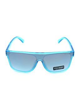 Steve Madden - Unisex Blue UV Protected Lens Polycarbonate Sunglasses (52)