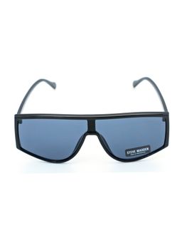 Steve Madden - Unisex Black UV Protected Lens Polycarbonate Sunglasses (56)