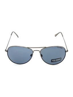 Steve Madden - Men Blue UV Protected Lens Polycarbonate Sunglasses (57)