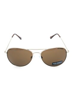 Steve Madden - Men Brown UV Protected Lens Polycarbonate Sunglasses (56)