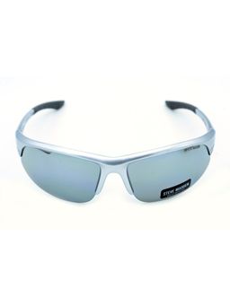 Steve Madden - Men Grey UV Protected Lens Polycarbonate Sunglasses (55)