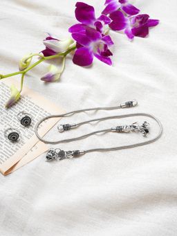 Teejh - Taya Set Of Anklet and Toe Ring