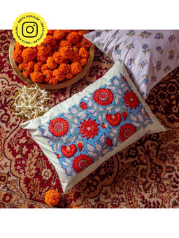 House of Ekam - Gulshan Jaal Cushion Cover