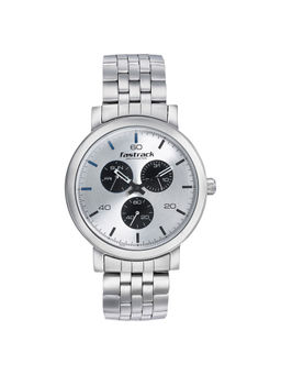 Fastrack - Dial it Up 3238SM01 Silver Dial Analog Watch for Men