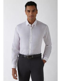 Peter England - Men White Slim Fit Formal Shirt