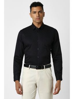 Peter England - Men Black Slim Fit Formal Shirt