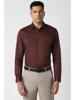 Peter England - Men Brown Slim Fit Formal Shirt
