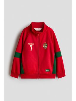 H&M - Unisex Red Football Jacket