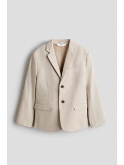 H&M - Boys Beige Linen-Blend Jacket
