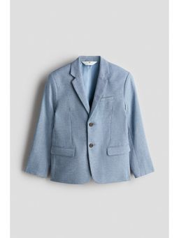 H&M - Boys Blue Linen-Blend Jacket