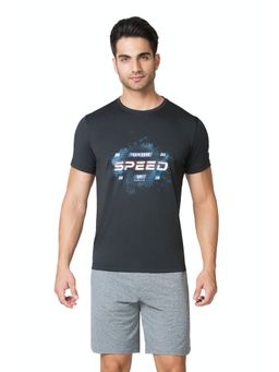 Van Heusen Innerwear - Performance Men Swift Dry & Crew Neck T-Shirt - Black