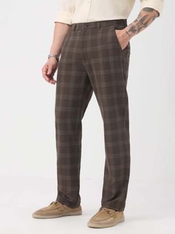 The Souled Store - Chestnut Men Trousers