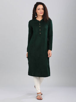 Aurelia - Green Straight Kurta