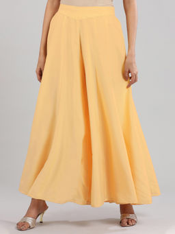 Aurelia - Gold Solid Palazzos