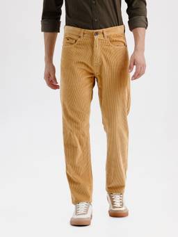 BASICS - Beige Cotton Trouser