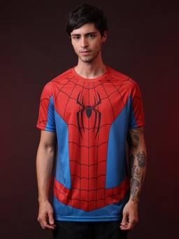 Free Authority - Official Marvel Spider-Man Brand Men's Polyester T-Shirt