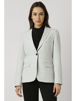 Van Heusen - Women Grey Check Blazer
