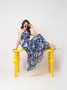 VERO MODA - Women Blue Casual Wear Dress (Set of 2)