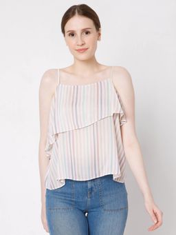 VERO MODA - Women Stripes Casual Top
